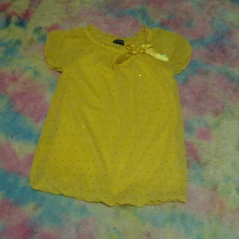 Pretty yellow sparkle dress
